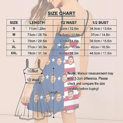 Couple Hawaiian Dress Set Cruise Outfit Custom Face American Flag Style Hawaiian Shirt Set&amp;Dress