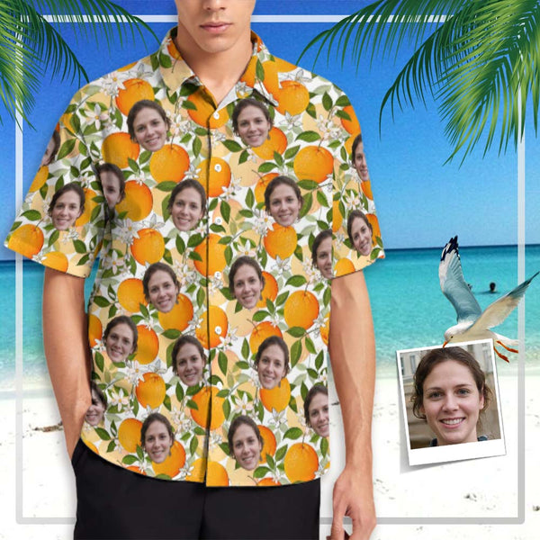 hawaiian shirt with face