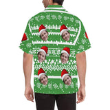 Custom Face Christmas Party Personalise Face Aloha Shirt Gift For Him Face Shirt Create Your Own Shirt Gift