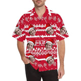 Custom Face Christmas Party Personalise Face Aloha Shirt Gift For Him Face Shirt Create Your Own Shirt Gift