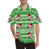 Custom Face Christmas Party Personalise Face Aloha Shirt Gift For Him Face Shirt Create Your Own Shirt Gift