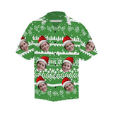 Custom Face Christmas Party Personalise Face Aloha Shirt Gift For Him Face Shirt Create Your Own Shirt Gift