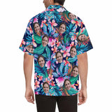 Custom Face Hawaiian Shirt for Boyfriend/Husband Personalized Hawaiian Shirt Photo Tropical Aloha Shirt Birthday Vacation Party Gift