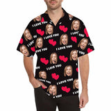 Custom Face Hawaiian Shirt Lover Custom Print Hawaiian Shirt Personalise Face Aloha Shirt Gift For Him