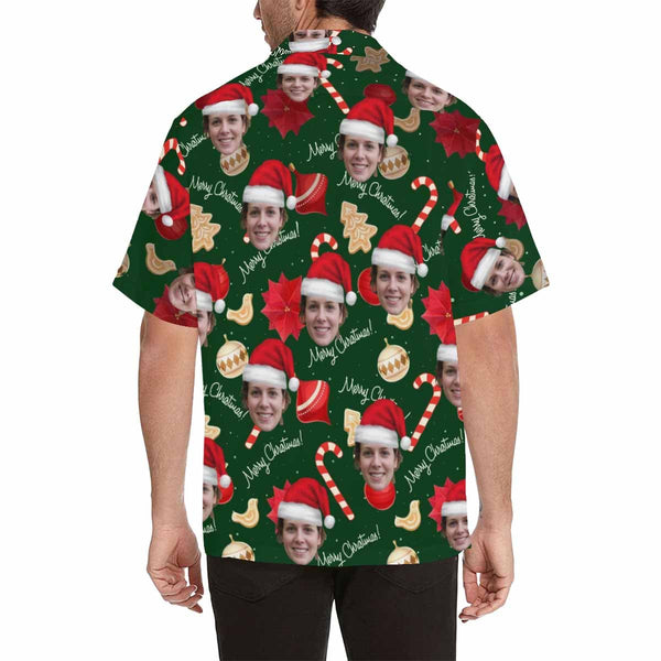Custom Hawaiian Shirts with Face Candies Personalised Face Aloha Shirt Gift Face on Clothing for Husband/Boyfriend