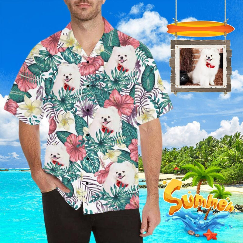 hawaiian shirt with face