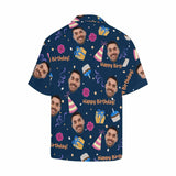 Custom Hawaiian Shirts with Faces on Them Gift Patterns Personalized Photo Face Shirt Aloha Shirt for Him