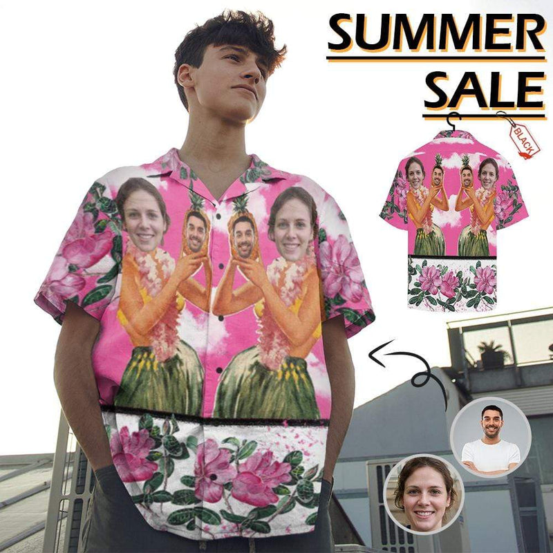 custom face hawaiian shirt