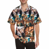 Custom Image Hawaiian Shirt with Photo All Love Photos Custom Print Aloha Shirt Tropical Aloha Shirt for Him