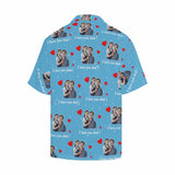 Custom Image Hawaiian Shirt with Photo Dad&Me Design Your Own Hawaiian Shirt for Husband/Boyfriend