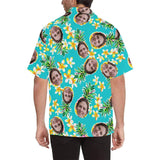 Custom Image Hawaiian Shirt with Photo Flower Pineapple Unisex & Teenage Hawaiian Shirt