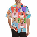 Custom Image Hawaiian Shirt with Photo The Whole Family Hawaiian Shirt with Face Custom Made Hawaiian Shirts for Him