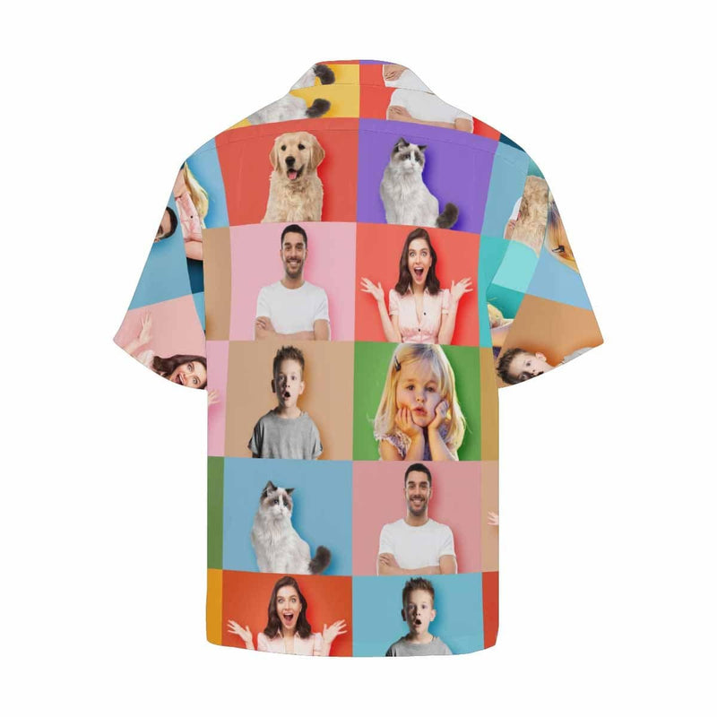 Custom Image Hawaiian Shirt with Photo The Whole Family Hawaiian Shirt with Face Custom Made Hawaiian Shirts for Him