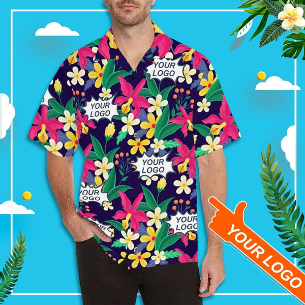 custom hawaiian shirts with logo