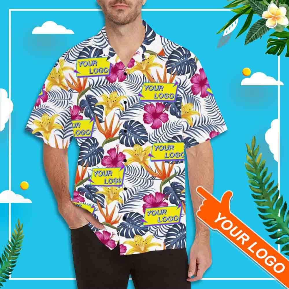 custom hawaiian shirts with logo