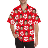 Design Your Own Hawaiian Shirt with Face Australia Flower Pineapple Aloha Shirt Birthday Vacation Party Gift