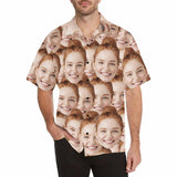 Custom Hawaiian Shirts with Photo Seamless Personalise Girlfriend Aloha Shirt Gift for Boyfriend/Husband