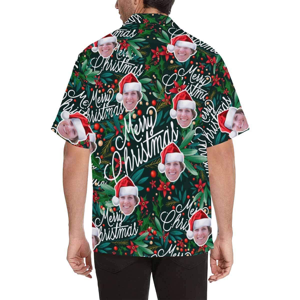 Hawaiian Shirts with Faces on Them Create Your Own Hawaiian Shirt Christmas Unisex &amp; Teenage Hawaiian Shirt