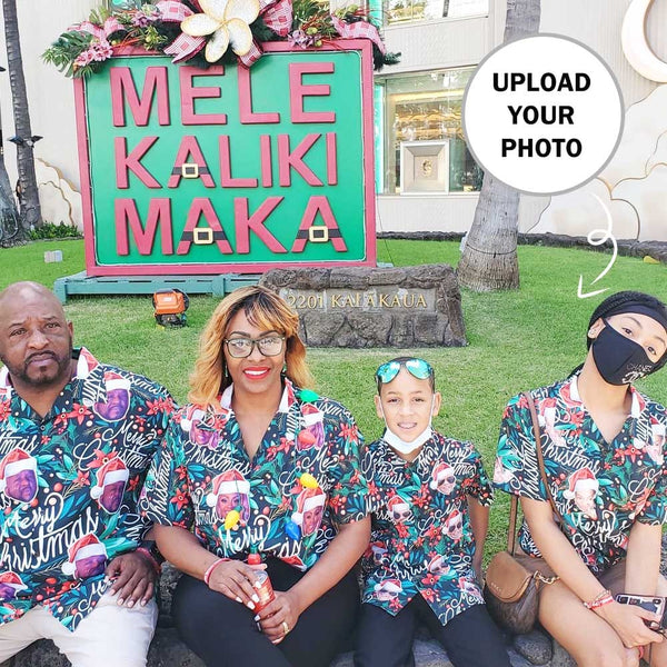 Hawaiian Shirts with Faces on Them Create Your Own Hawaiian Shirt Christmas Unisex & Teenage Hawaiian Shirt