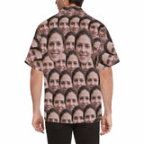 Hawaiian Shirts with Faces on Them Seamless My Lover Personalised Face Aloha Shirt Gift For Him