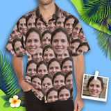 hawaiian shirt with face