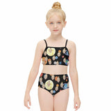 Custom Face Beautiful Planet Kid's Slip Swimsuit Made for You Personalized Swimwear