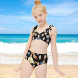 Custom Face Beautiful Planet Kid's Strap Swimsuit Design Your Own Face Gift