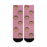 Kids Custom Socks Printed With Face Personalized Lovely Kid's Socks