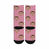 Kids Custom Socks Printed With Face Personalized Lovely Kid's Socks