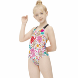 Custom Face Cartoon Elephant Kid's Swimsuit