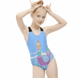 Custom Face Mermaid Kid's Swimsuit