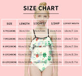 Custom Face Pink Donut Kid's Strappy Swimsuit