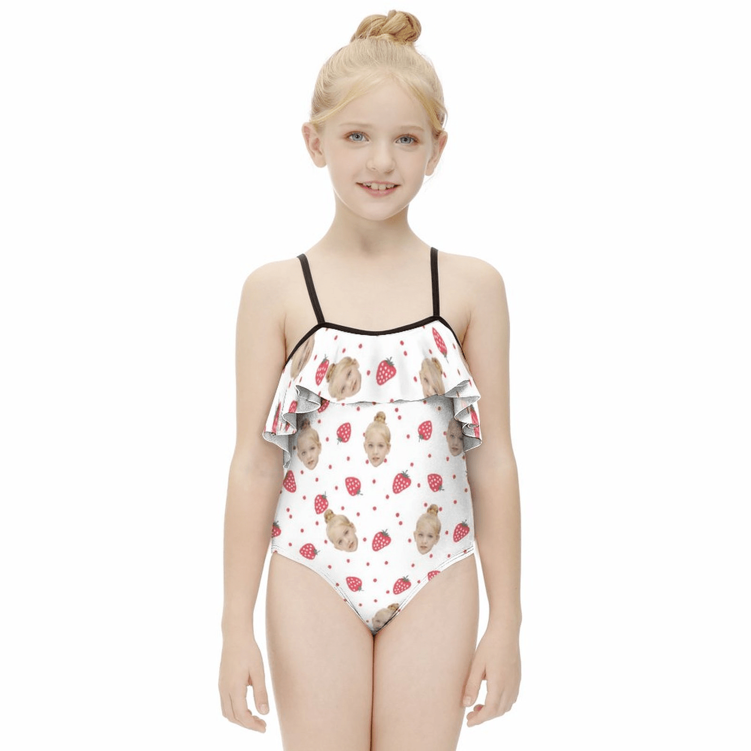 Custom Face Strawberry Kid&