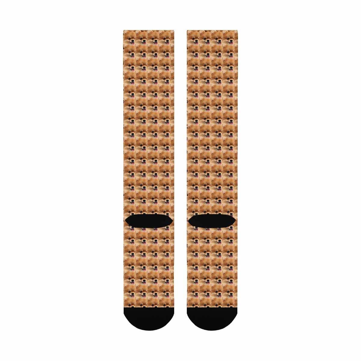 Custom Knee High Photo Socks With Dog Face Socks Personalised Pet Socks Gift Unisex