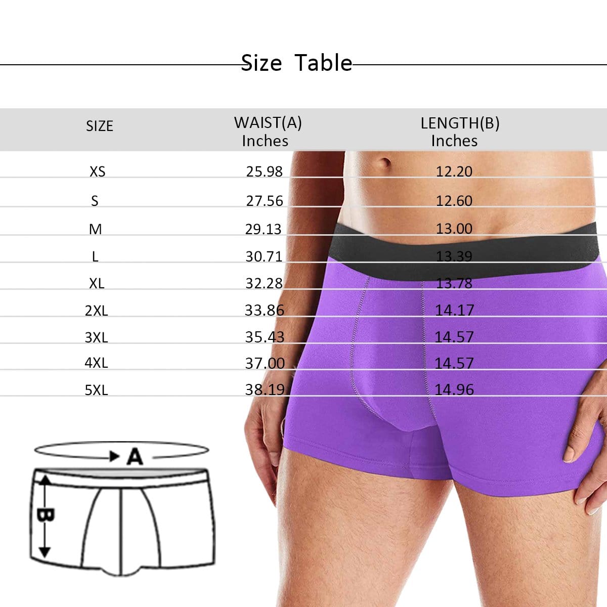 Custom Boxer Briefs with Face Men&