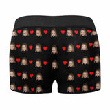 Custom Face Always Be Mine Men's Print Boxer Briefs Made for You Custom Underwear For Valentine's Day Gift