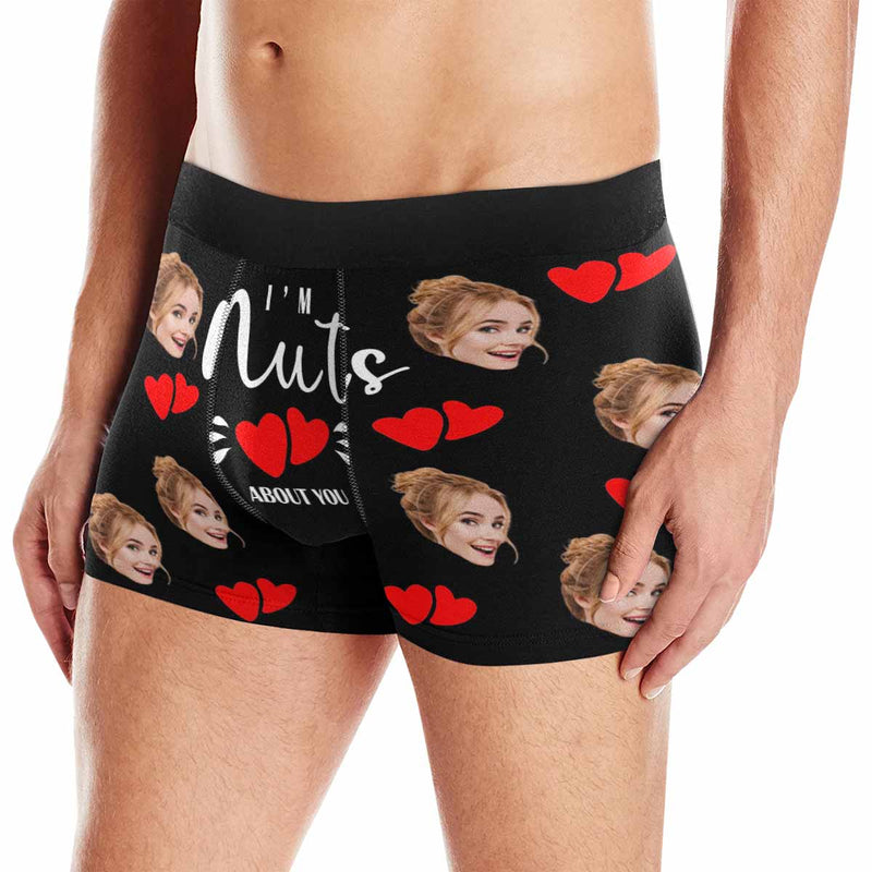 Custom Face Best Love Men's Boxer Brief Made for You Custom Underwear For Valentine's Day Gift