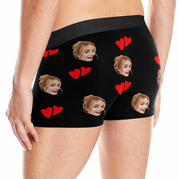 Custom Face Best Love Men's Boxer Brief Made for You Custom Underwear For Valentine's Day Gift