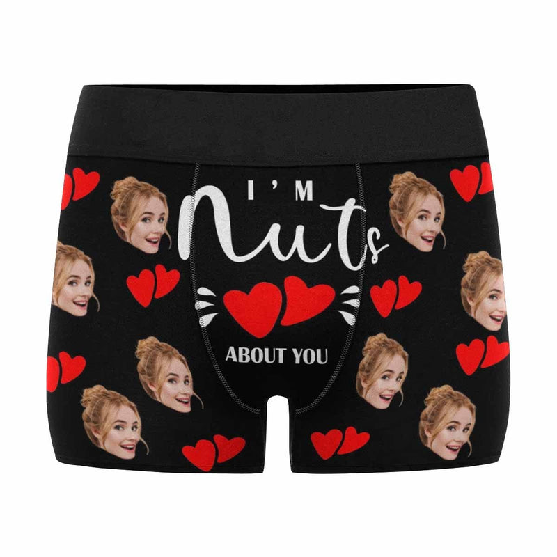 Custom Face Best Love Men's Boxer Brief Made for You Custom Underwear For Valentine's Day Gift