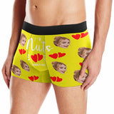 Custom Face Best Love Men's Boxer Brief Made for You Custom Underwear For Valentine's Day Gift