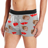 Custom Face Best Love Men's Boxer Brief Made for You Custom Underwear For Valentine's Day Gift