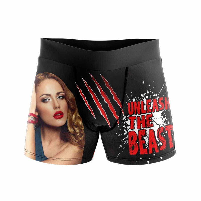 Custom Face Best You Men's All-Over Print Boxer Briefs Print Your Own Personalized Underwear For Valentine's Day Gift