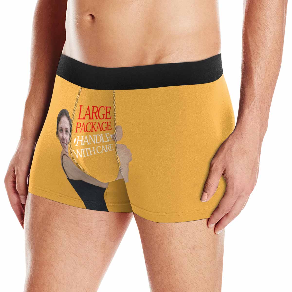 Custom Face Boxer Underwear Large Package Personalized Men&