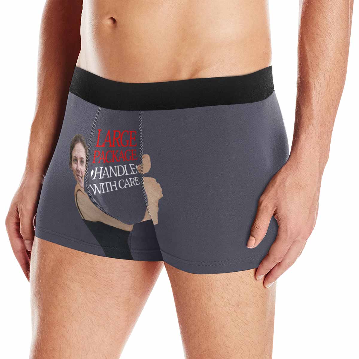 Custom Face Boxer Underwear Large Package Personalized Men&