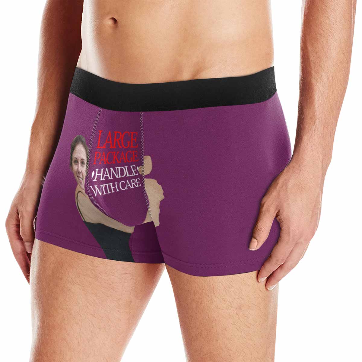 Custom Face Boxer Underwear Large Package Personalized Men&