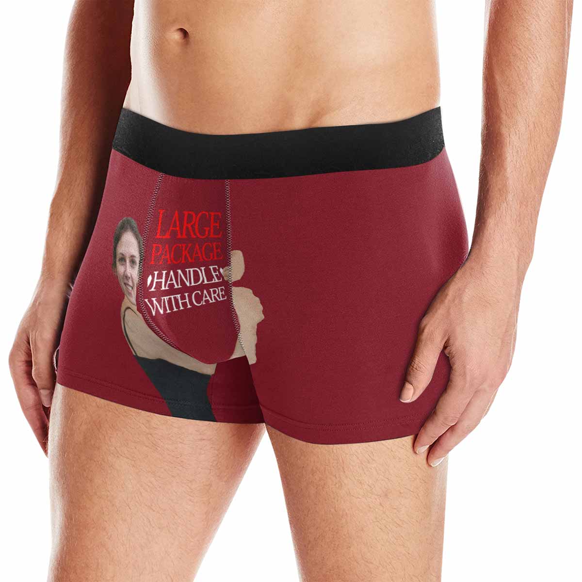 Custom Face Boxer Underwear Large Package Personalized Men&