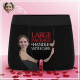 Custom Face Mens Underwear Large Package Personalized Boxer Briefs