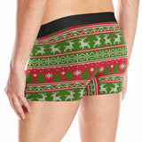 Custom Face Christmas Colours Men's Boxer Briefs Print Your Own Personalized Underwear for Him