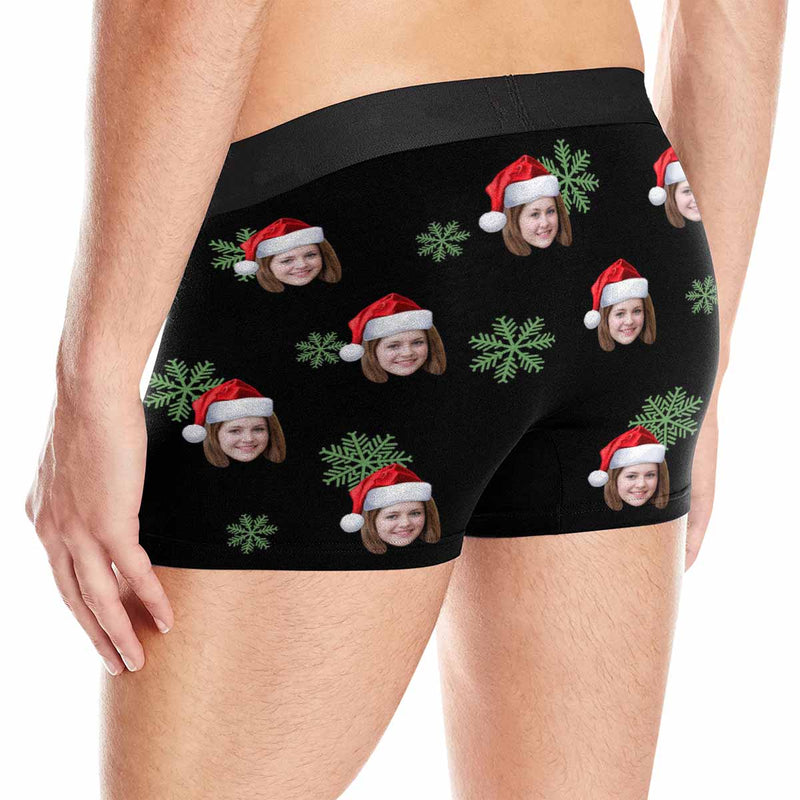 Custom Face Christmas Crutch Men's All-Over Print Boxer Briefs Design Your Own Custom Underwear