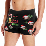 Custom Face Christmas Crutch Men's All-Over Print Boxer Briefs Design Your Own Custom Underwear